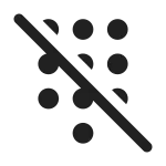 Dialpad Off SVG Icon